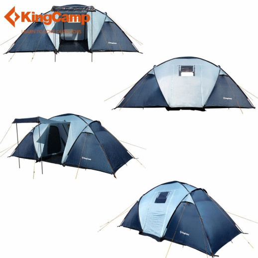 Палатка KingCamp Bari 6 (KT3031) Blue/Grey