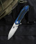 Складной нож Bestech Knives BELUGA, черный+синий