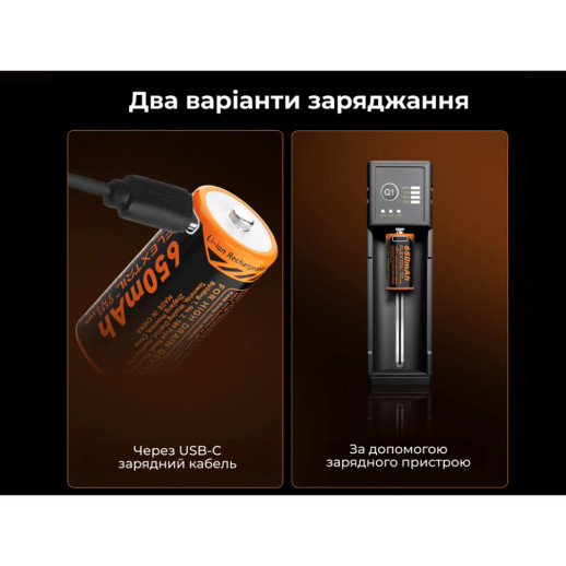 Аккумулятор 900mAh Flextail Zero Battery usb type C зарядка