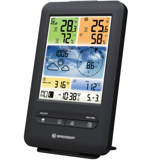 Метеостанция Bresser Weather Center 5-in-1 V WIFI Professional colour (7002585) (930104)
