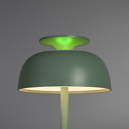 Лампа настольная с аккумулятором VIDEX VL-TF23G 8.5W 4000K+RGB Green