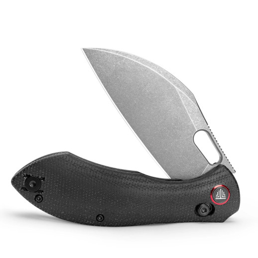 Нож Trivisa Batwing-BM/L, 14C28N, Микарта, Черный (JM10L-BM-14)
