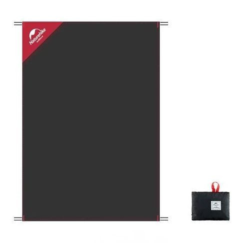 Коврик для пикника сверхлегкий водостойкий Naturehike Moisture Picnic Mat NH17D050-B, 120x70 см, черный