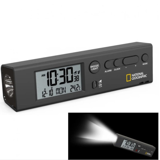Часы National Geographic Thermometer Flashlight Black (Special Offer)