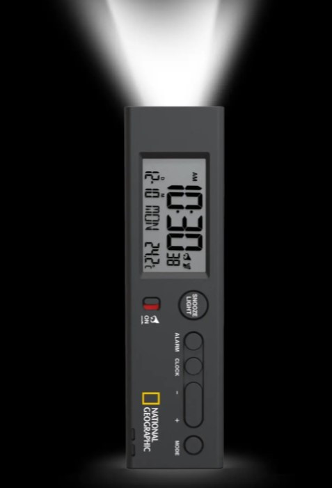 Часы National Geographic Thermometer Flashlight Black (Special Offer)