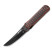 Нож Kizlyar Supreme Whisper, сталь D2 черный титан, рукоять черно-красная G10