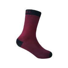 Водонепроницаемые носки детские Dexshell Ultra Thin Children Sock, бордовый/черный Junior S