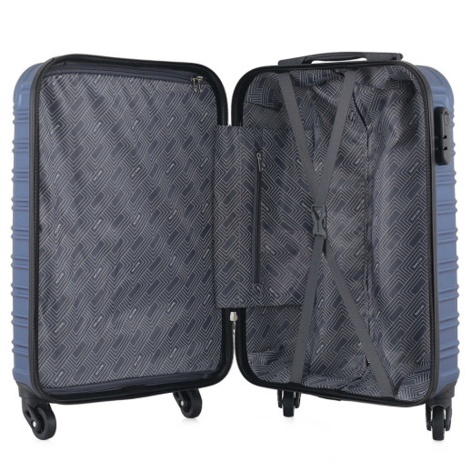 Чемодан Semi Line 20" (S) Blue (T5635-1)