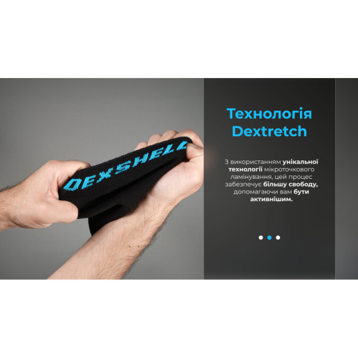 Носки водонепроницаемые Dexshell Ultra Thin Crew BLK, черный (S)