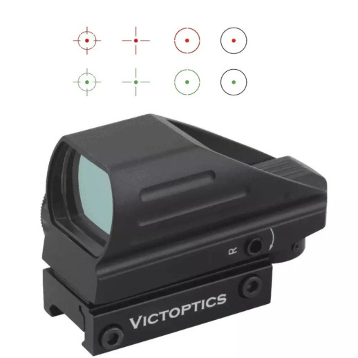 Прицел коллиматорный VICTOPTICS Z3 1X22X33 4 вида красной и зеленой сетки