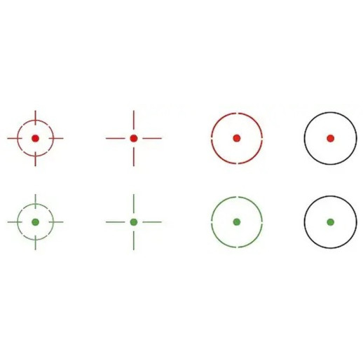 Прицел коллиматорный VICTOPTICS Z3 1X22X33 4 вида красной и зеленой сетки