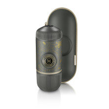 Портативная эспрессо-кофеварка Wacaco Nanopresso темно-серая с чехлом