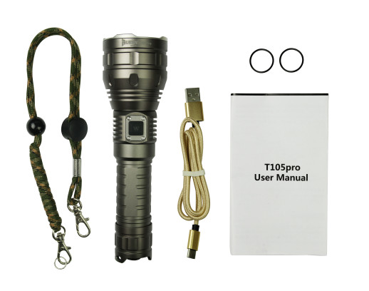 Ручной фонарь Wuben T105 Pro, CREE XHP35, 1500 лм