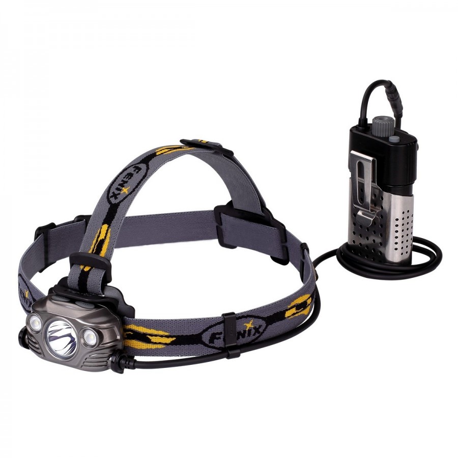 Налобный фонарь Fenix HP30R Cree XM-L2, XP-G2 (R5) (серый, черный)