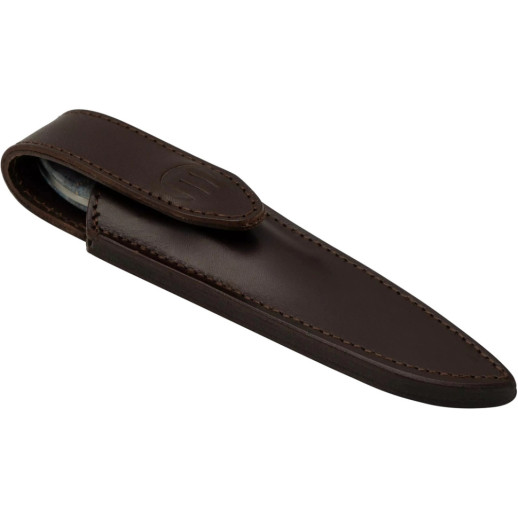 Нож Maserin AM-22, 14C28N, желтый буковый кап