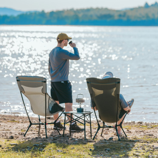 Стул складной ультралегкий Naturehike CNK2550JJ013 Yamami YL01, размер L, алюминий, черный