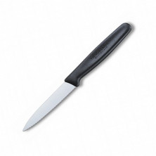 Нож кухонный Victorinox Paring для нарезки (серрейтор) черный