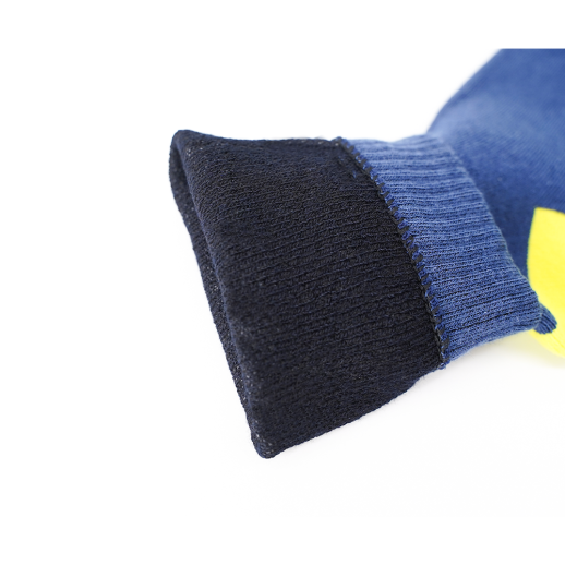Водонепроницаемые носки DexShell Ultra Thin Crew, синий/желтый S