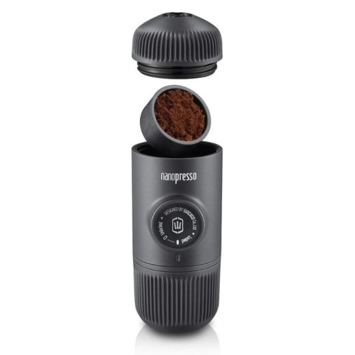 Портативная эспрессо-кофеварка Wacaco Nanopresso+ с адаптером для капсулы
