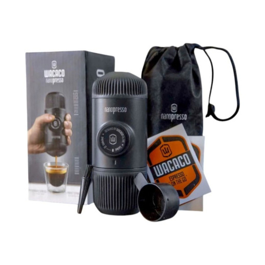 Портативная эспрессо-кофеварка Wacaco Nanopresso+ с адаптером для капсулы