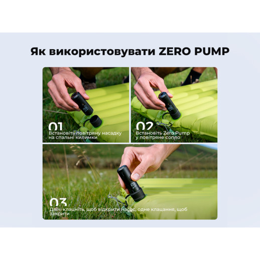Портативный мини-насос Flextail Zero Pump, черный