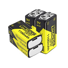 Набор аккумуляторов LiitoKala Lii-USB-9V + USB Type-C кабель зарядки