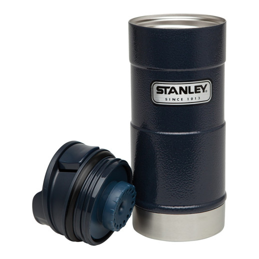 Термокружка Stanley Classic One Hand, 0.47 л (синяя)