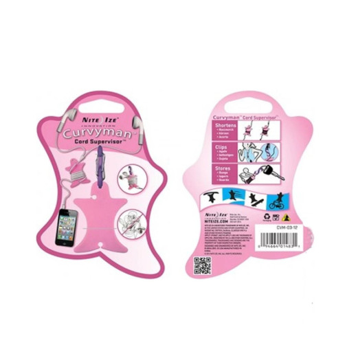 Пластиковый корпус для наушников Nite ize Curvy розовый NI715