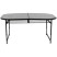Стол Bo-Camp Northgate Oval 150x80 cm Black/Grey (1404188)