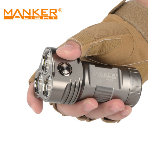 Фонарь Manker MK34 II SST40 NW, серый