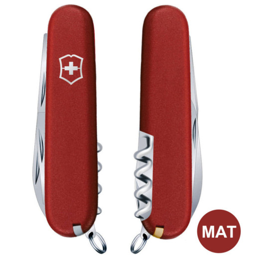 Складной нож Victorinox SPARTAN MAT красный матовый лак