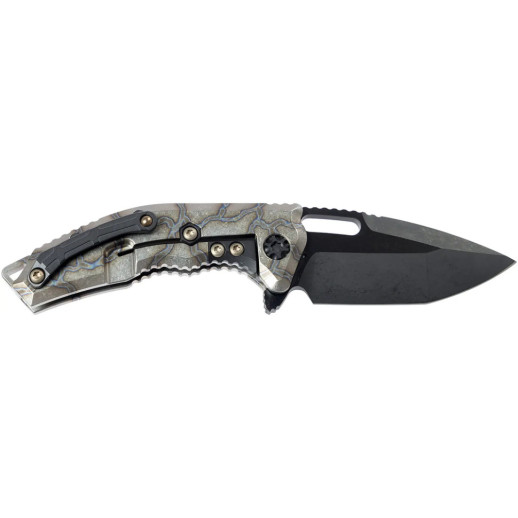 Нож Heretic Medusa Tanto DLC Magnacut Flamed Titanium Grey