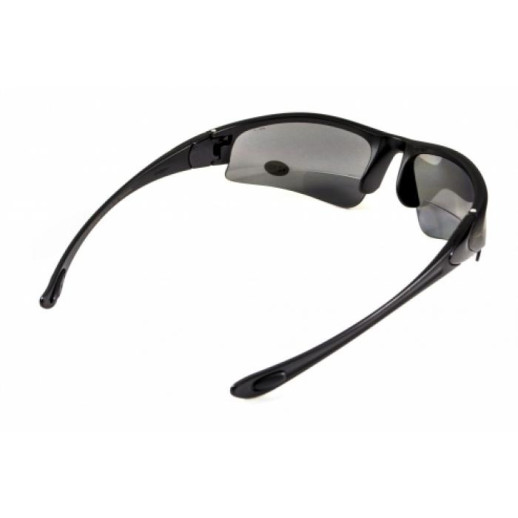 Очки BluWater Winkelman-1 polarized (1.5 bifocal) (gray) черная бифокальная линза с диоптриями
