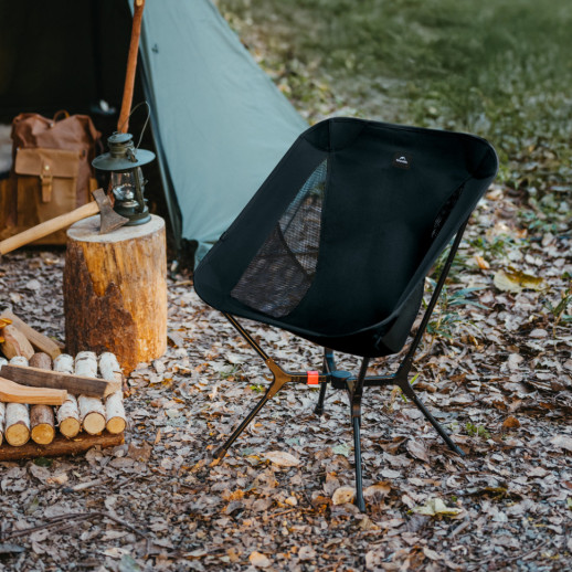 Стул складной ультралегкий Naturehike CNK2550JJ013 Yamami YL01, размер М, алюминий, серый