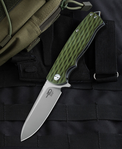 Нож складной Bestech Knives LION, зеленый