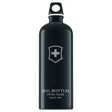 Бутылка для воды SIGG Swiss Emblem, 0.6 л, черная