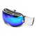 Маска для лыж и сноуборда Sposune HX003-3 Matte White-Full Revo Blue