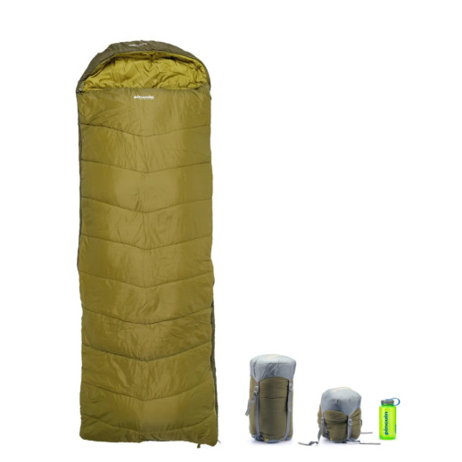 Спальный мешок Pinguin Safari (4/1°C), 190 см - Right Zip, Khaki (PNG 240344) 2020