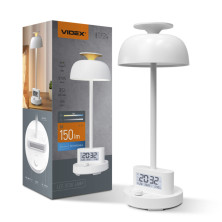 Лампа настольная с аккумулятором VIDEX VL-TF24W 8W 4000K+RGB White