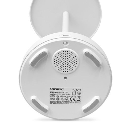 Лампа настольная с аккумулятором VIDEX VL-TF24W 8W 4000K+RGB White