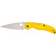 Нож Spyderco Native Chief Lightweight MagnaCut, серрейтор yellow