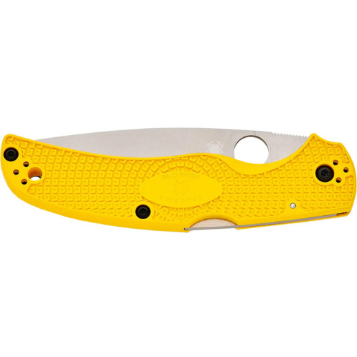 Нож Spyderco Native Chief Lightweight MagnaCut, серрейтор yellow
