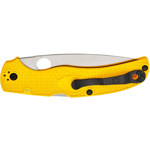 Нож Spyderco Native Chief Lightweight MagnaCut, серрейтор yellow