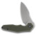 Нож Hightron Mini Ventura, D2, G10, зеленый, стальной stonewash клинок