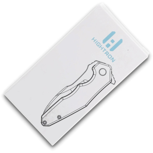 Нож Hightron Mini Ventura, D2, G10, зеленый, стальной stonewash клинок