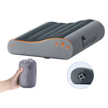 Надувная подушка анатомическая Flextail Zero Pillow SE, серая