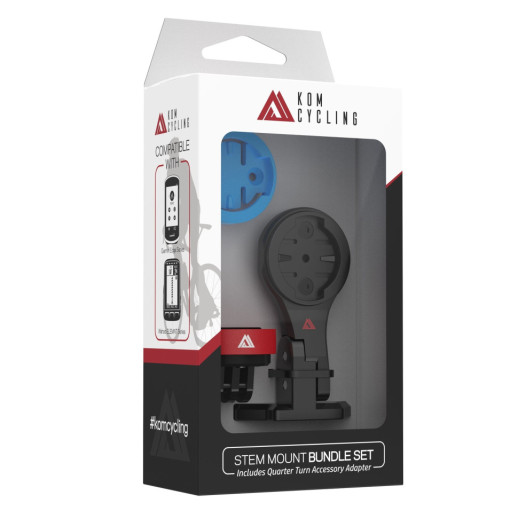 Комплект креплений для гаджетов комбинированный на шток велосипеда KOM Cycling CM05CK