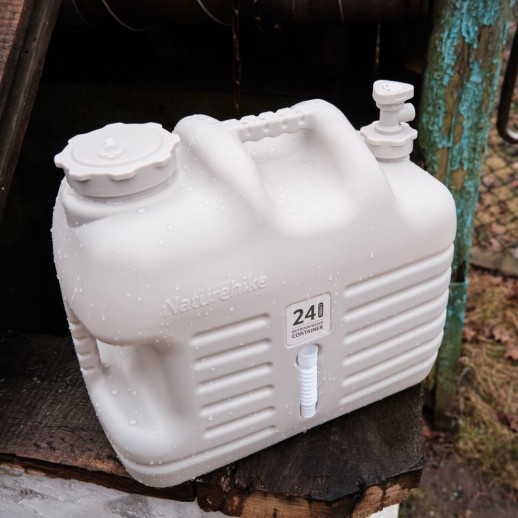 Канистра для воды Naturehike NH16S012-T, 24 литров, серая