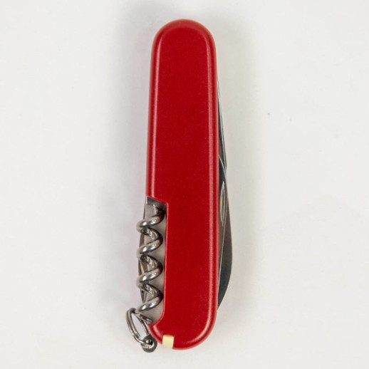 Складной нож Victorinox SPARTAN MAT красный матовый лак с желтым лого