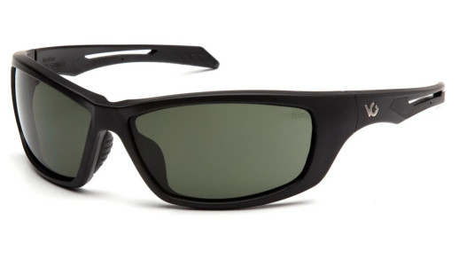 Защитные очки Venture Gear Tactical Howitzer Black (forest grey) Anti-Fog, черно-зеленые в черной оправе